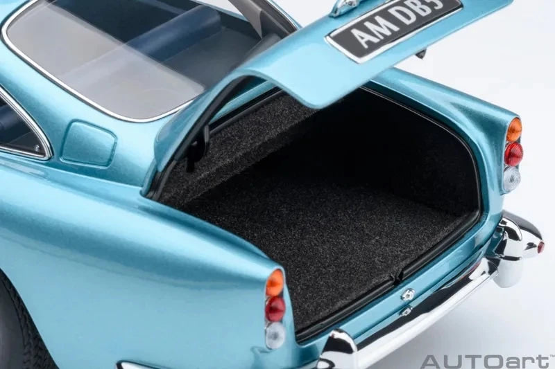 [AutoArt] 1:18 Aston Martin 1963 DB5 Blue Model Car Die-Cast