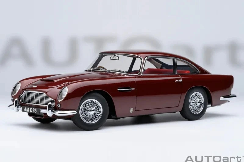 [AutoArt] 1:18 Aston Martin 1963 DB5 Magenta Model Car Die-Cast