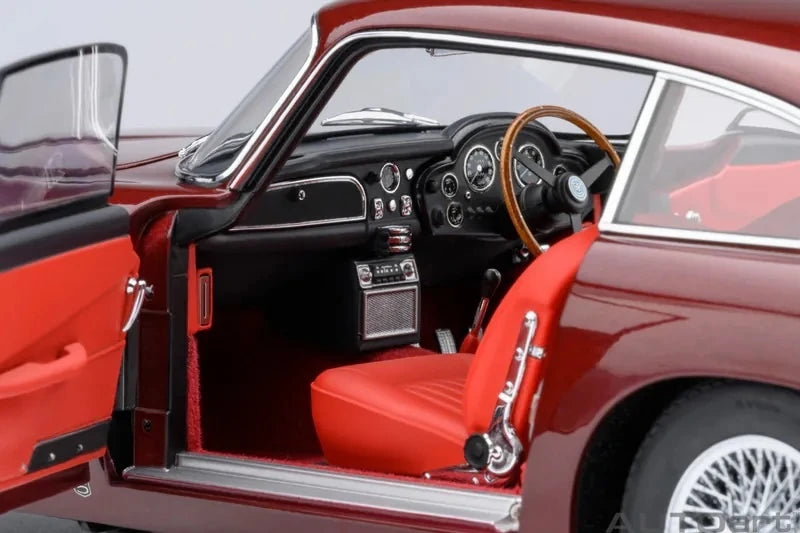 [AutoArt] 1:18 Aston Martin 1963 DB5 Magenta Model Car Die-Cast