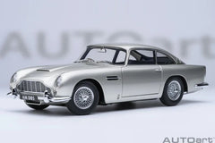 [AutoArt] 1:18 Aston Martin 1963 DB5 Silver Model Car Die-Cast