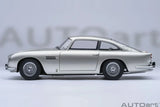 [AutoArt] 1:18 Aston Martin 1963 DB5 Silver Model Car Die-Cast