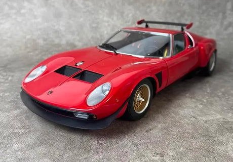 [AutoArt] 1:18 Lamborghini 1975 Miura Jota SVR Red Model Car Die-Cast
