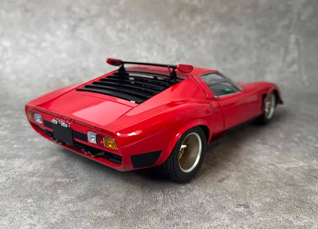 [AutoArt] 1:18 Lamborghini 1975 Miura Jota SVR Red Model Car Die-Cast
