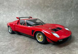 [AutoArt] 1:18 Lamborghini 1975 Miura Jota SVR Red Model Car Die-Cast