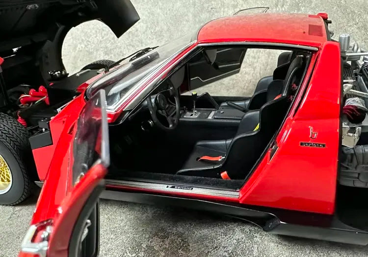 [AutoArt] 1:18 Lamborghini 1975 Miura Jota SVR Red Model Car Die-Cast