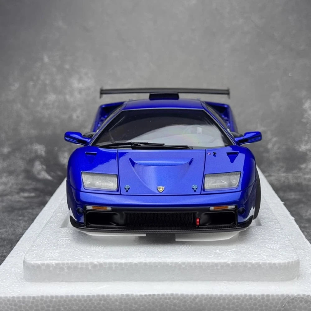 [AutoArt] 1:18 Lamborghini 2000 Diablo GTR ブルー モデルカー Die-Cast