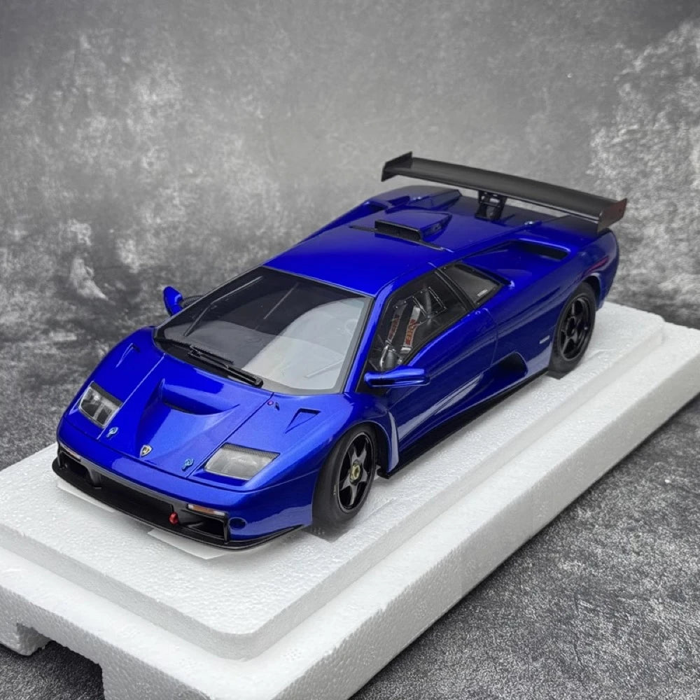 [AutoArt] 1:18 Lamborghini 2000 Diablo GTR ブルー モデルカー Die-Cast
