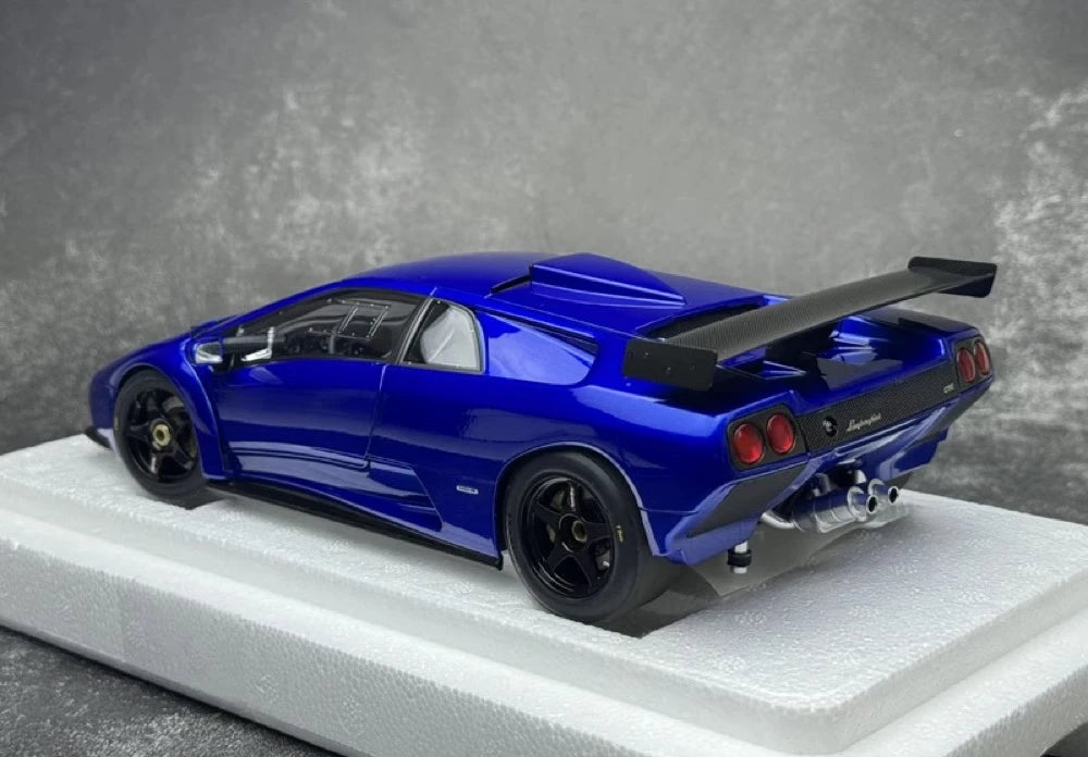 [AutoArt] 1:18 Lamborghini 2000 Diablo GTR Blue Model Car Die-Cast