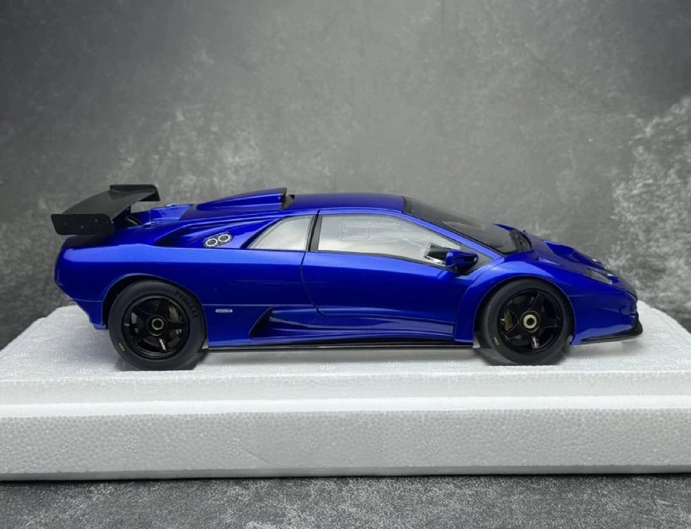 [AutoArt] 1:18 Lamborghini 2000 Diablo GTR ブルー モデルカー Die-Cast