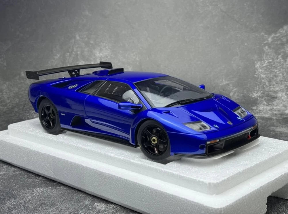 [AutoArt] 1:18 Lamborghini 2000 Diablo GTR ブルー モデルカー Die-Cast