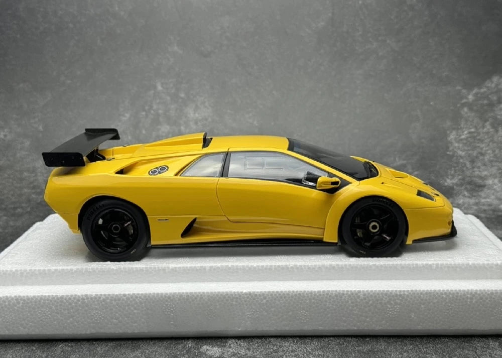 [AutoArt] 1:18 Lamborghini 2000 Diablo GTR giallo modellino di auto Die-Cast