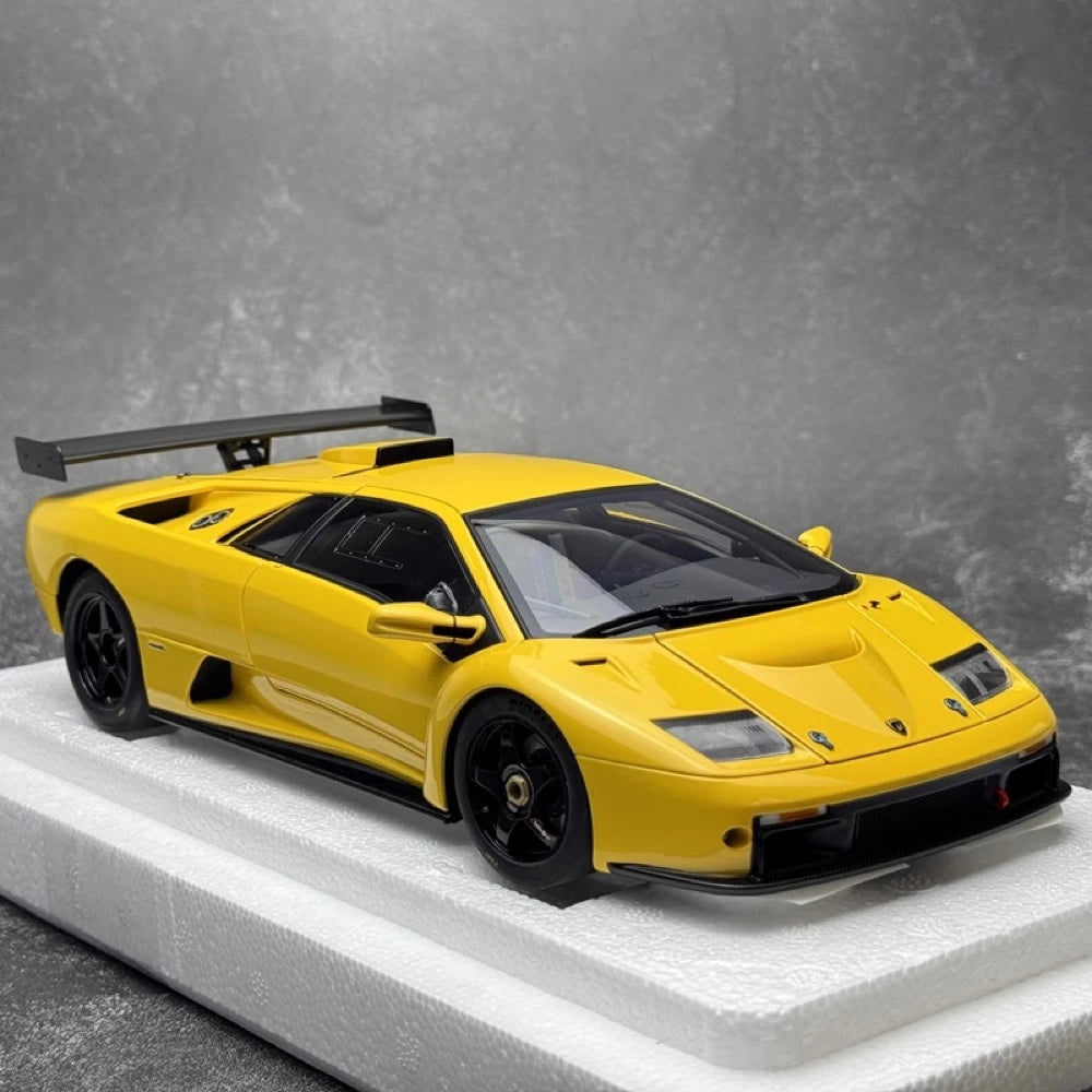 [AutoArt] 1:18 Lamborghini 2000 Diablo GTR giallo modellino di auto Die-Cast