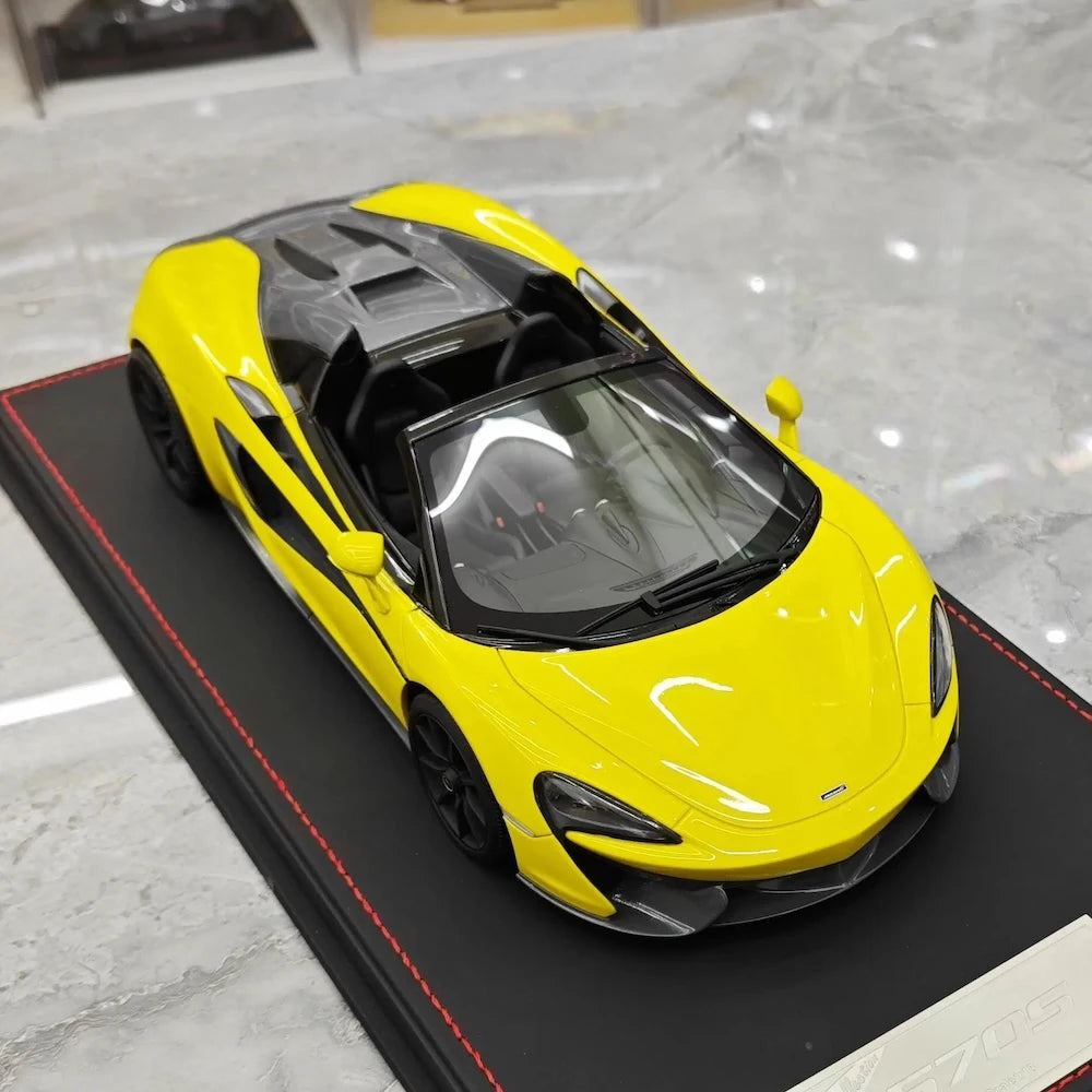 [AutoArt] 1:18 McLaren 2017 570S Spider Yellow Model Car Resin