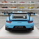 [Davis & Giovanni] 1:18 Porsche 2018 911 GT2 RS Weissach Förpackning blå modellbil harts