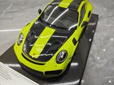 [Davis & Giovanni] 1:18 Porsche 2018 911 GT2 RS Weissach confezione Cyan modellino di auto resina