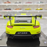[Davis & Giovanni] 1:18 Porsche 2018 911 GT2 RS Weissach confezione Cyan modellino di auto resina