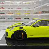 [Davis & Giovanni] 1:18 Porsche 2018 911 GT2 RS Weissach confezione Cyan modellino di auto resina