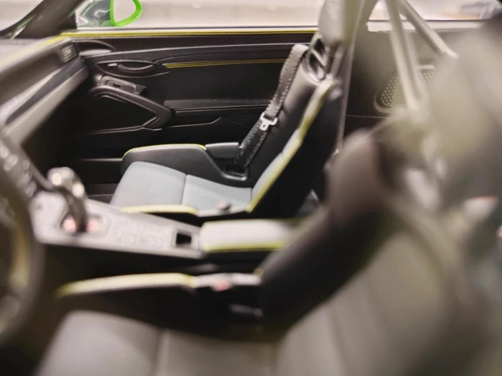 [Davis & Giovanni] 1:18 Porsche 2018 911 GT2 RS Weissach confezione verde modellino di auto resina