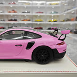 [Davis & Giovanni] 1:18 Porsche 2018 911 GT2 RS Weissach Package Pink Model Car Resin
