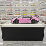 [Davis & Giovanni] 1:18 Porsche 2018 911 GT2 RS Weissach Package Pink Model Car Resin
