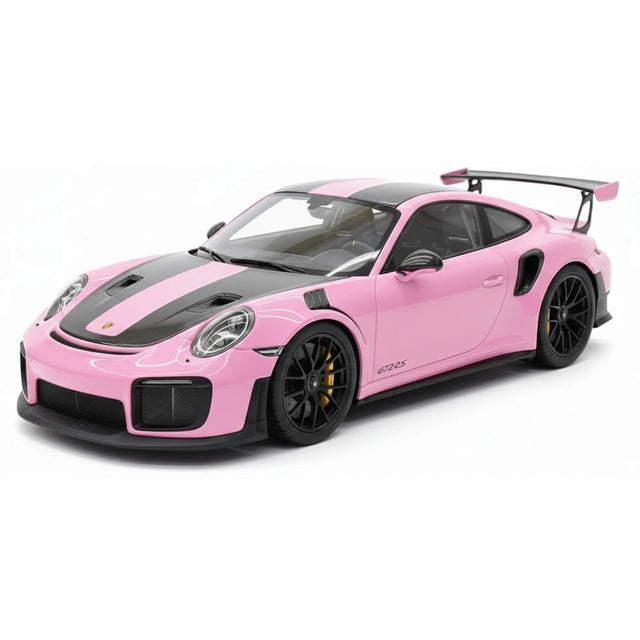 [Davis & Giovanni] 1:18 Porsche 2018 911 GT2 RS Weissach Package Pink Model Car Resin