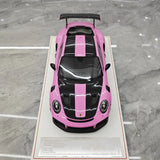 [Davis & Giovanni] 1:18 Porsche 2018 911 GT2 RS Weissach Package Pink Model Car Resin