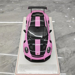[Davis & Giovanni] 1:18 Porsche 2018 911 GT2 RS Weissach Package Pink Model Car Resin