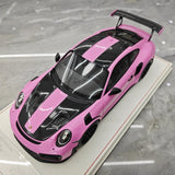 [Davis & Giovanni] 1:18 Porsche 2018 911 GT2 RS Weissach Package Pink Model Car Resin