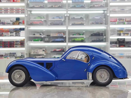 [AutoArt] 1:18 Bugatti 1936 Type 57S Atlantic Blue Model Car Die-Cast