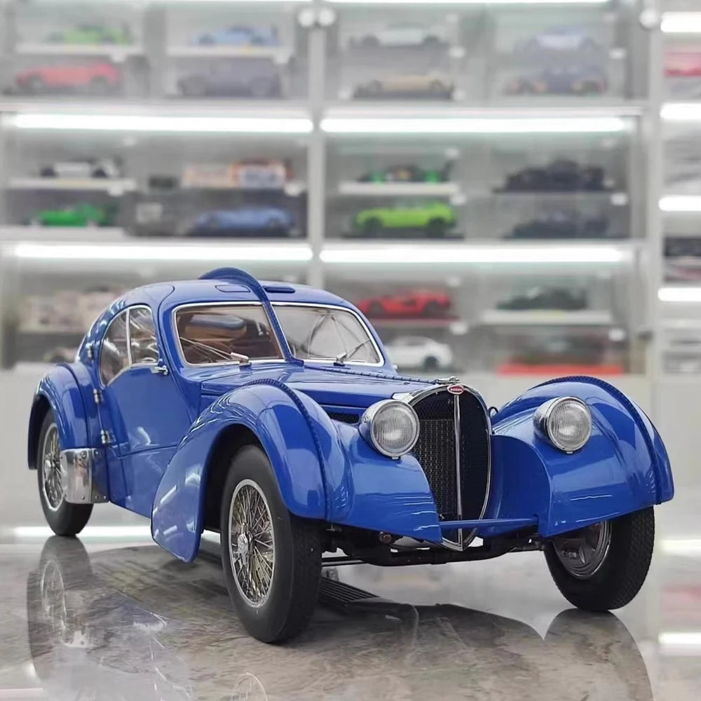 [AutoArt] 1:18 Bugatti 1936 Type 57S Atlantic Blue Model Car Die-Cast