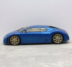 [AutoArt] 1:18 Bugatti 1999 Chiron Concept blu modellino di auto Die-Cast