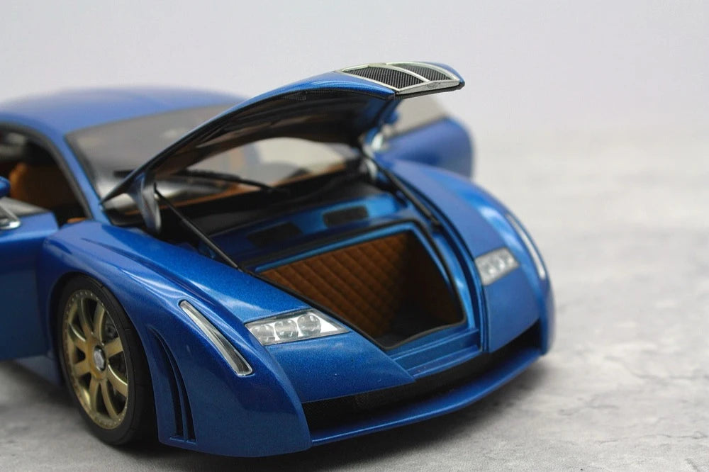 [AutoArt] 1:18 Bugatti 1999 Chiron Concept blu modellino di auto Die-Cast