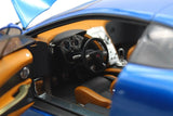 [AutoArt] 1:18 Bugatti 1999 Chiron Concept bleu voiture miniature Die-Cast
