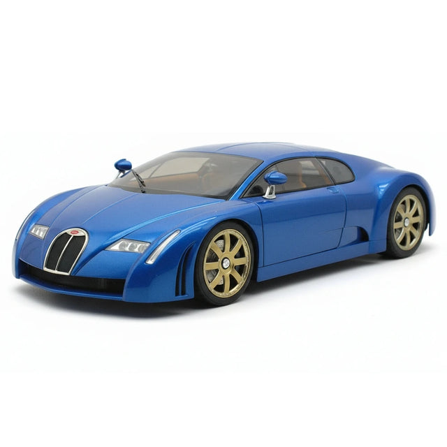 [AutoArt] 1:18 Bugatti 1999 Chiron Concept bleu voiture miniature Die-Cast