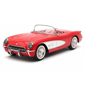[AutoArt] 1:18 Chevrolet 1954 Corvette C1 Convertible röd modellbil Die-Cast