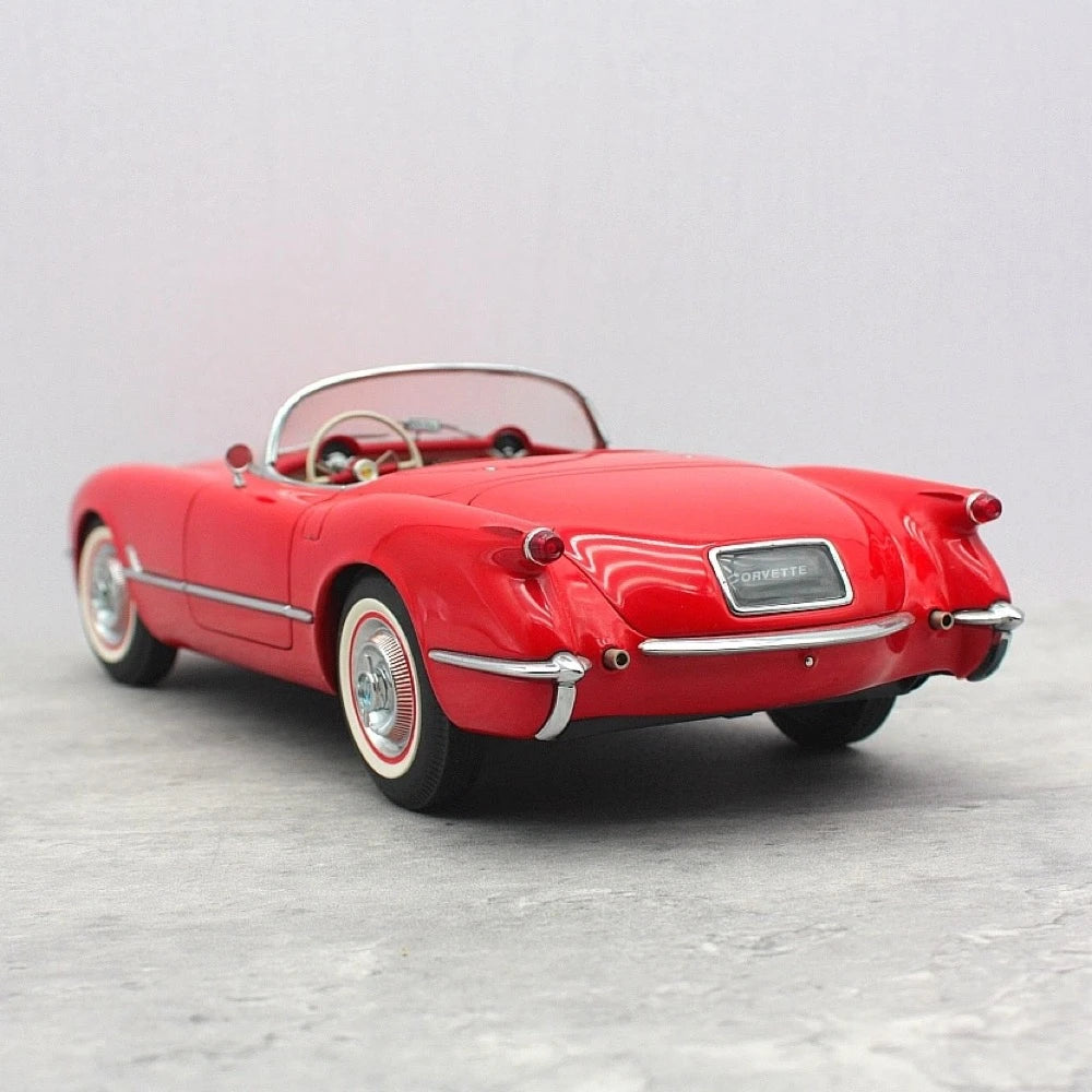 [AutoArt] 1:18 Chevrolet 1954 Corvette C1 Convertible Red Model Car Die-Cast