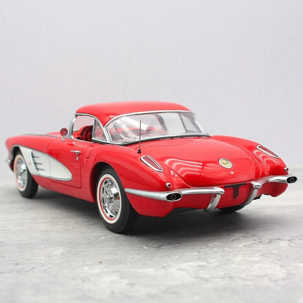 [AutoArt] 1:18 Chevrolet 1959 Corvette C1 Red Model Car Die-Cast