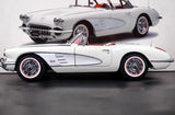 [AutoArt] 1:18 Chevrolet 1959 Corvette C1 White Model Car Die-Cast