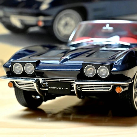 [AutoArt] 1:18 Chevrolet 1963 Corvette C2 Blue Model Car Die-Cast