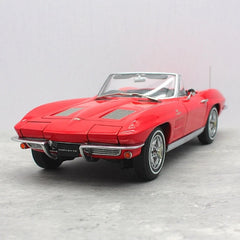 [AutoArt] 1:18 Chevrolet 1963 Corvette C2 Convertible Red Model Car Die-Cast