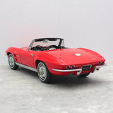 [AutoArt] 1:18 Chevrolet 1963 Corvette C2 Convertible Red Model Car Die-Cast