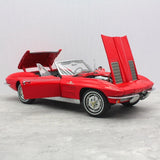 [AutoArt] 1:18 Chevrolet 1963 Corvette C2 Convertible Red Model Car Die-Cast