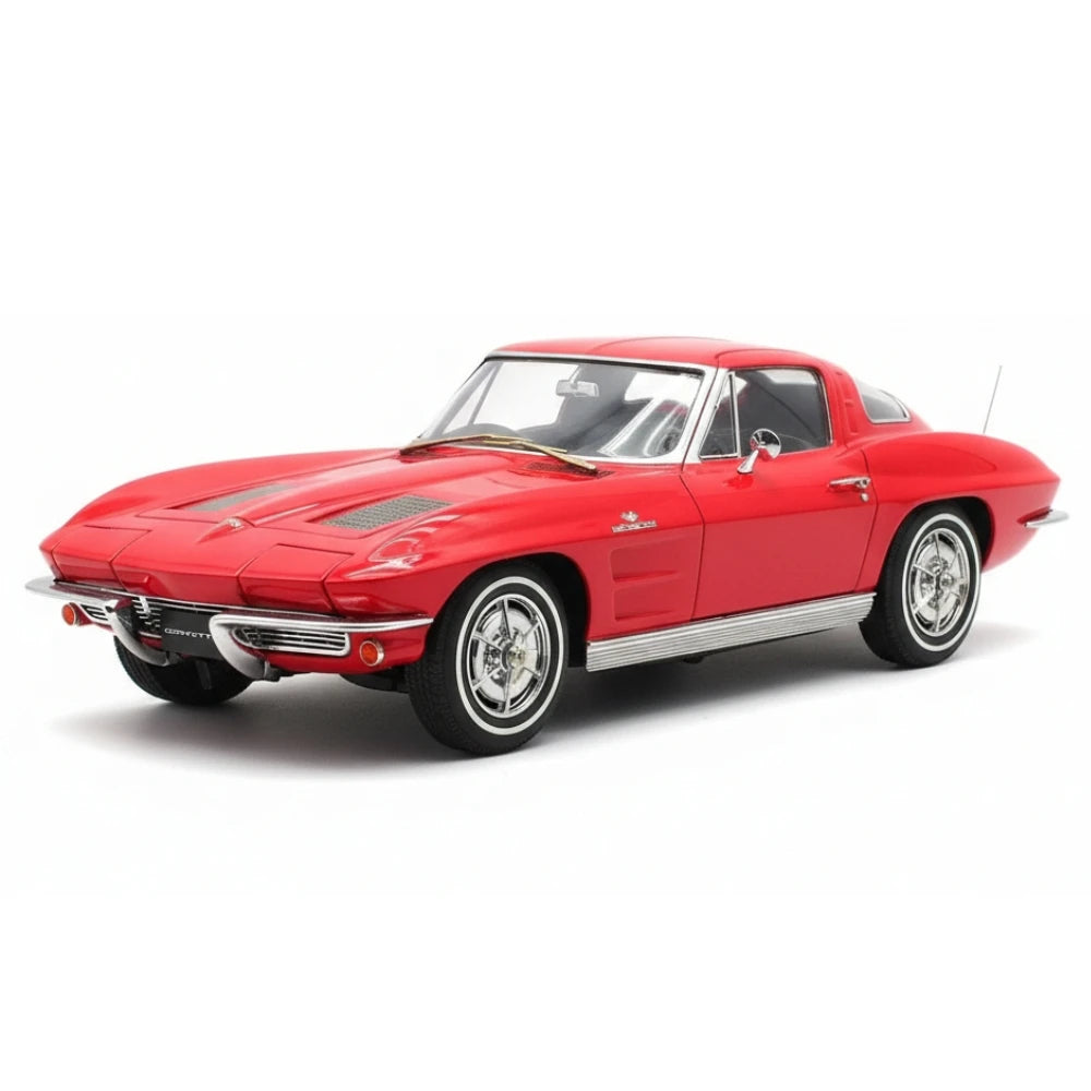 [AutoArt] 1:18 Chevrolet 1963 Corvette C2 Red Model Car Die-Cast