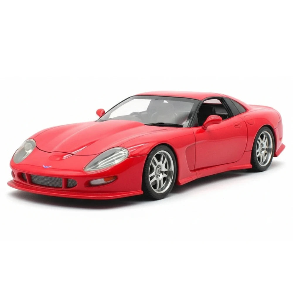 [AutoArt] 1:18 Chevrolet 1998 Corvette C5 Callaway C12 Red Model Car Die-Cast