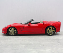 [AutoArt] 1:18 Chevrolet 2005 Corvette C6 Convertible Red Model Car Die-Cast