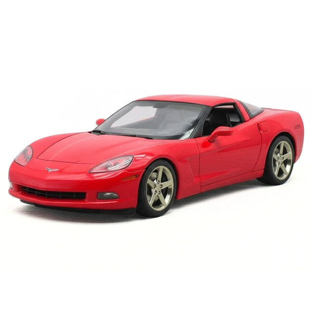 [AutoArt] 1:18 Chevrolet 2005 Corvette C6 Coupe rood modelauto Die-Cast