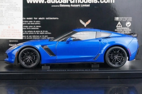 [AutoArt] 1:18 Chevrolet 2015 Corvette C7 Z06 Blue Model Car Die-Cast