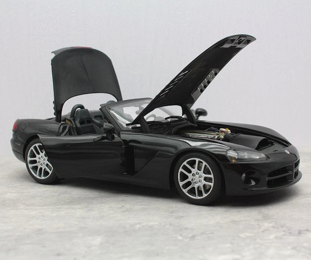 [Autoart] 1:18 Dodge 2003 Viper SRT-10 Roadster Black Model Car Die-Cast