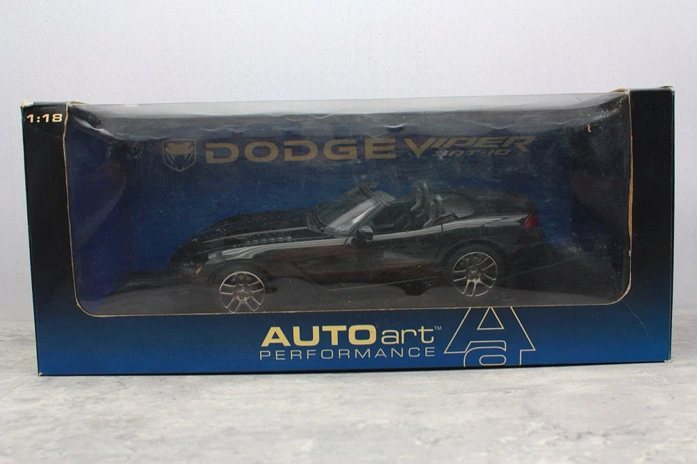 [Autoart] 1:18 Dodge 2003 Viper SRT-10 Roadster Black Model Car Die-Cast