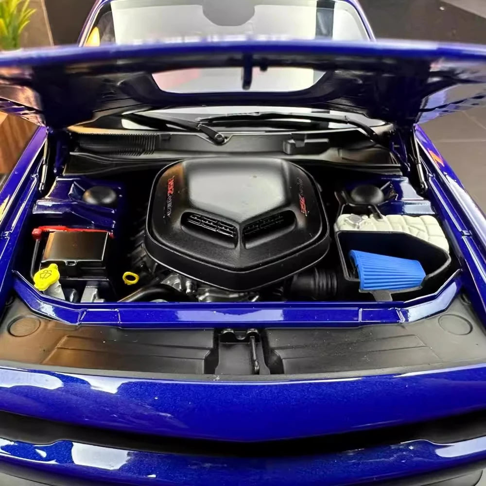 [Autoart] 1:18 Dodge 2008 Challenger Blue Model Car Die-Cast